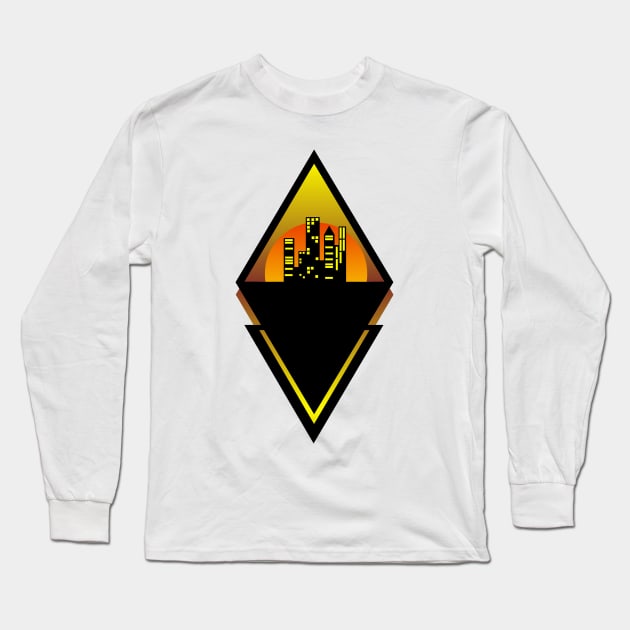 SUNSET CITY Long Sleeve T-Shirt by SAMUEL FORMAS